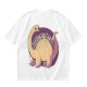 Olive T-Shirt with Cute Brontosaurus Taco Dinosaur Graphic