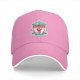 Black baseball cap with Midgar football club crest print