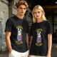 Olive T-Shirt With Cereal Killer Bunny Graphic Print