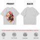 Olive T-Shirt with Halloween Axolotl Candy Corn Art