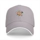 Black baseball cap with retro sun character and 'SHINE' graphic