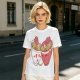 Olive T-Shirt With Cute Ramen Cups In Love Graphic