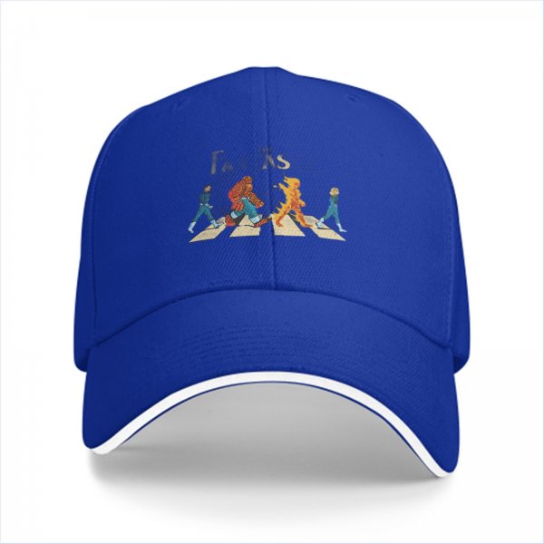 Fantastic Four Abbey Road Crosswalk Graphic Baseball Cap