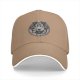Black baseball cap with emotional support demon graphic