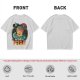Olive t-shirt with space pizza alien graphic and 'We Came in Pizza' text