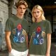 Dungeons and Dragons Elemental Dice Yin Yang Graphic T-Shirt