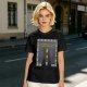 Olive t-shirt with retro video game 'It's dangerous to go alone' print