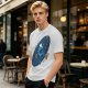 Olive T-Shirt With Cookie Monster Space Galaxy Cookie Print