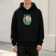 Black Hoodie With Pirate Ship Graphic For Sea Adventure Fans