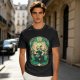 Olive Green T-Shirt With Fantasy Warrior Graphic Print