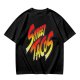 Olive Green T-Shirt With Street Tacos Gradient Graphic Print
