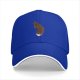 Black Baseball Cap With Coffee Steam Wolf Graphic Design