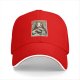 Black baseball cap with Spirited Away No-Face and Great Wave print