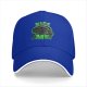 Black baseball cap with alien graphic and 'Kiss Me' text