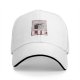 Black Baseball Cap With Cake Graphic And Lie Text Print