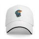 Black Baseball Cap With Fantasy Warrior Art Print