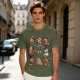 Christmas Capybara Characters Graphic T-Shirt