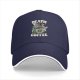 Black Baseball Cap With 'Death By Coffee' Skeleton Graphic
