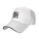 Black baseball cap with cute hippo screaming AHHH graphic