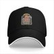 Black baseball cap with vintage snake wrapped around boy graphic