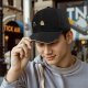 Black baseball cap with Scream ghost and victim phone call graphic
