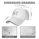 Black baseball cap with cartoon fitness avocado illustrations