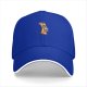 Black baseball cap with cute giraffe holding stack of books