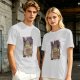 Olive Graphic T-Shirt With Bloody Burger Monster Print