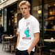 Olive T-Shirt With Cute Dinosaur Graphic And 'What I'm Doing' Text