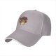 Black baseball cap with autumn Totoro graphic design