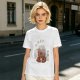Olive T-Shirt with Chewbacca Drinking Boba Graphic