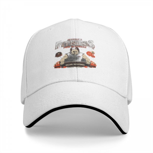 Myers's Fitness For Slashers Killer Routines Graphic Baseball Cap