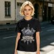 Olive T-Shirt With Viking Mountain Axe Sword 'Roll Your Fate' Print