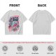 Olive t-shirt with retro hot juice devil graphic print