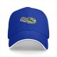 Black baseball cap with cute frog holding 'Don't mess with me' sign