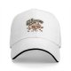 Black baseball cap with 'I'm a Yappuccino' coffee cartoon graphic