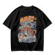 Japanese octopus sushi wave graphic t-shirt design