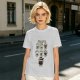 Olive Green T-Shirt With Cute Cartoon Coffee Cups Graphic