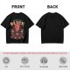 Olive Graphic T-Shirt Praise The Slice Pizza Demon Ritual Design