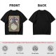 Olive Green T-Shirt With My Neighbor Totoro Art Nouveau Print
