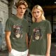 Christmas Totoro at Bus Stop Graphic T-Shirt