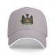 Black baseball cap with bunny ears egg hunt graphic design