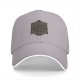 Black baseball cap with 'It's Only Forever Not Long At All' text design