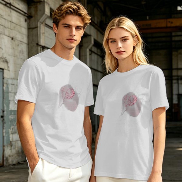 Olive Green T-Shirt With Cute Seal Print
