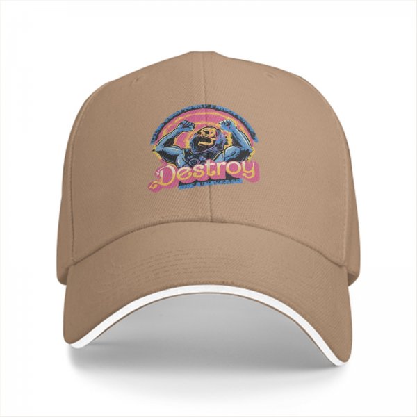 Black baseball cap with Skeletor 'Destroy the Universe' graphic