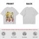 Olive T-Shirt with Cartoon Taco and Beer Graphic