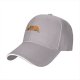 Black baseball cap with a sleeping capybara graphic
