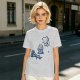 Olive T-Shirt With Rock Paper Scissors Cartoon Characters
