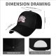 Black Baseball Cap With Buff Hello Kitty One Trip Club Print