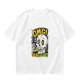 Olive T-Shirt With Funny Skull 'OMG Oh My Guac!' Print